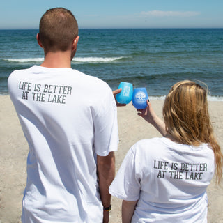 Lake People Double Extra Large White Unisex T-Shirt