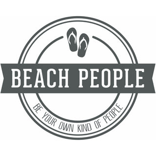 Beach People Medium White Unisex T-Shirt
