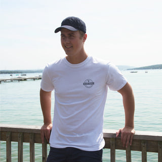 Beach People Medium White Unisex T-Shirt