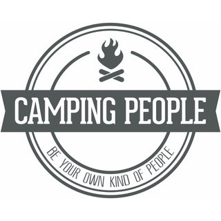 Camping People Large White Unisex T-Shirt