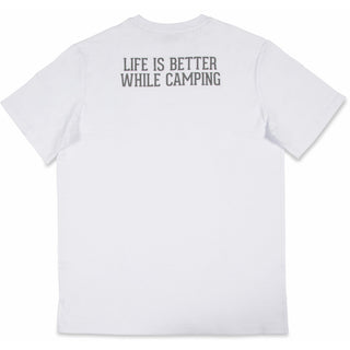 Camping People Large White Unisex T-Shirt