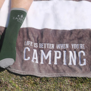 Camping 50" x 60" Royal Plush Blanket