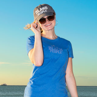Island People Dark Gray Adjustable Hat