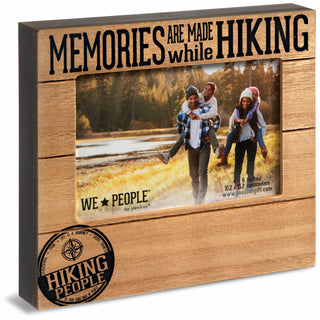 Hiking People 6.75" x 7.5" Frame (Holds 4" x 6" photo)