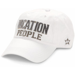 Vacation People White Adjustable Hat