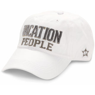 Vacation People White Adjustable Hat