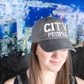 City People White Adjustable Hat