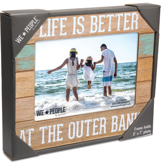 OBX People 9" x 7.25" Frame (Holds 5" x 7" photo)