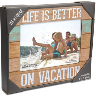 Vacation People 9" x 7.25" Frame (Holds 5" x 7" photo)