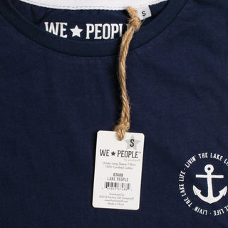 Lake People Small Navy Unisex Long Sleeve T-Shirt