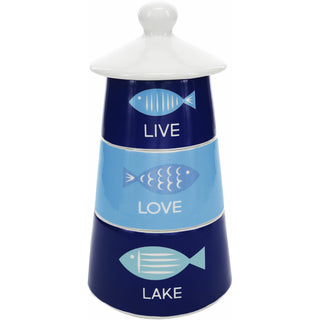 Lake Stackable 100% Soy-Filled Candles (Set of 3)