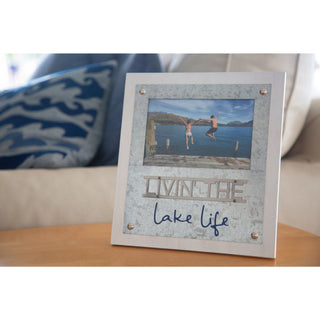 Lake Life 8.25" x 9" Frame (Holds 4" x 6" Photo)