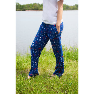 Lake Life Navy Unisex Lounge Pants