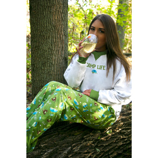 Camp Life XS Green Unisex Lounge Pants
