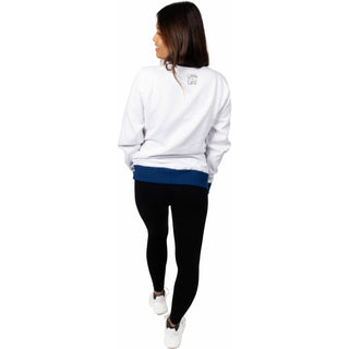 Beach Life White Unisex Crewneck Sweatshirt