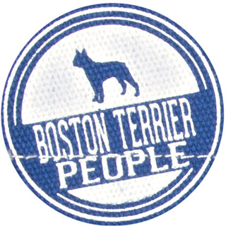 Best Boston Terrier 7" x 5" Canvas Slip on Pet Bandana