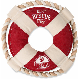 Best Rescue Ever 10" Canvas Dog Toy on Rope