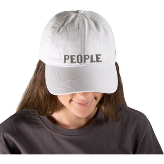 Blank People White Adjustable Hat