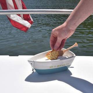 At the River 7" Boat Serving Dish with Oar