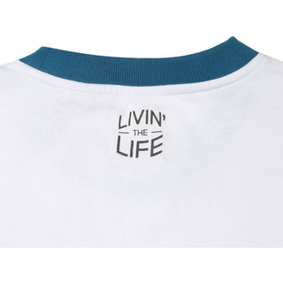 River Life S White Unisex Crewneck Sweatshirt