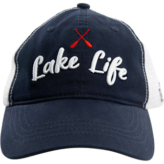 Lake Blue Adjustable Mesh Hat