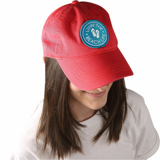 Beach Life Coral Adjustable Hat