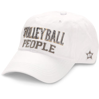 Volleyball People White Adjustable Hat