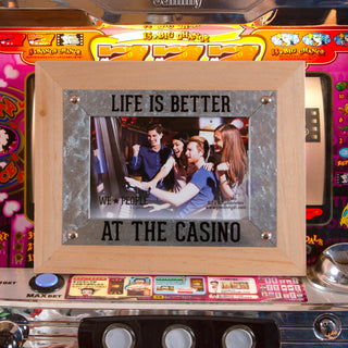Casino People 9.5" x 7.5" Frame (Holds 6" x 4" Photo)