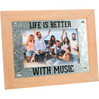 Music People 9.5" x 7.5" Frame (Holds 6" x 4" Photo)