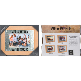 Music People 9.5" x 7.5" Frame (Holds 6" x 4" Photo)