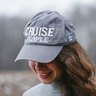 Cruise People Dark Gray Adjustable Hat