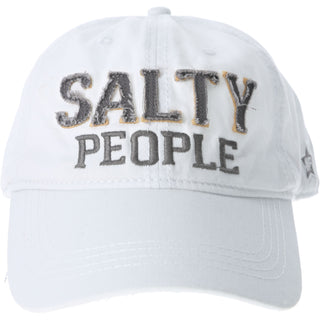 Salty People White Adjustable Hat