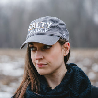 Salty People Dark Gray Adjustable Hat