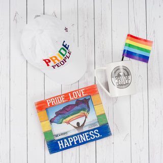 Pride People White Adjustable Hat