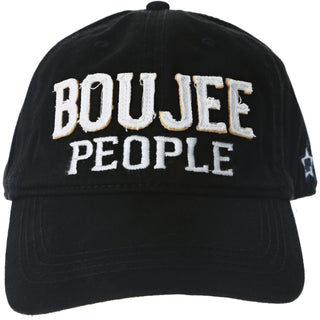 Boujee People Black Adjustable Hat