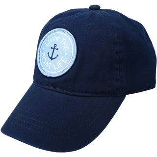 Boat Life Navy Adjustable Hat