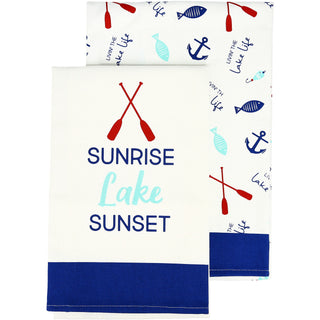 Lake Tea Towel Gift Set (2 - 19.75" x 27.5")