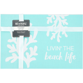 Beach Placemat Gift Set (4 - 17.75" x 11.75")