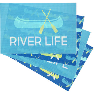 River Placemat Gift Set (4 - 17.75" x 11.75")