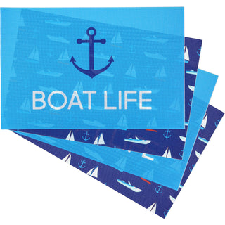 Boat Placemat Gift Set (4 - 17.75" x 11.75")