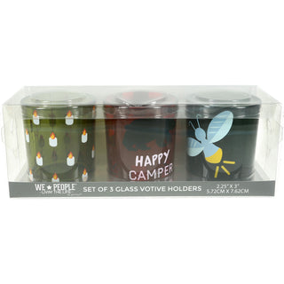 Camp 3 Assorted Votive Holders