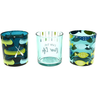 River 3 Assorted Votive Holders
