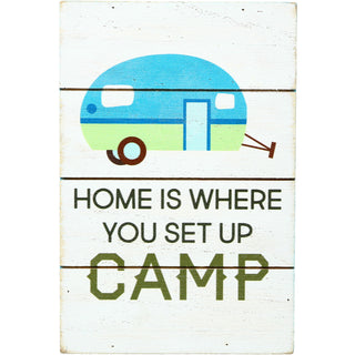 Home Camp 4" x 6" MDF Plaque