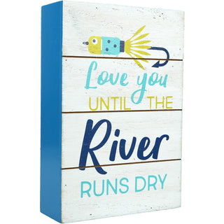 River Runs Dry 4" x 6" MDF Plaque