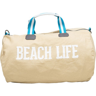 Beach Life 21.5" x 13" Canvas Duffle Bag