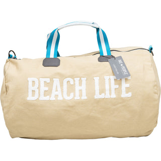 Beach Life 21.5" x 13" Canvas Duffle Bag