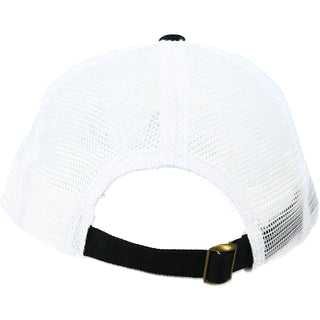 Soccer Life Black Adjustable Mesh Hat