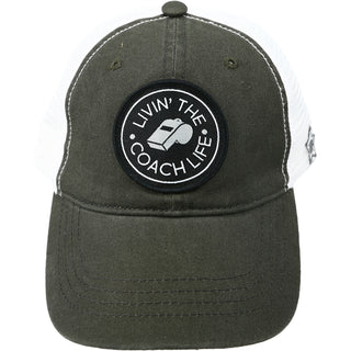 Coach Life Dark Gray Adjustable Mesh Hat