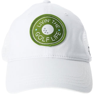 Golf Life White Adjustable Mesh Hat