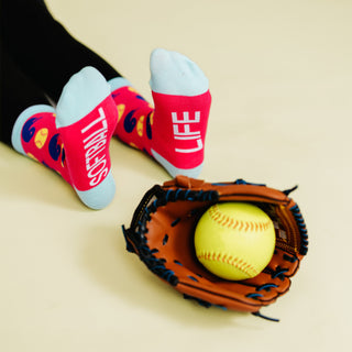 Softball Life S/M Unisex Socks